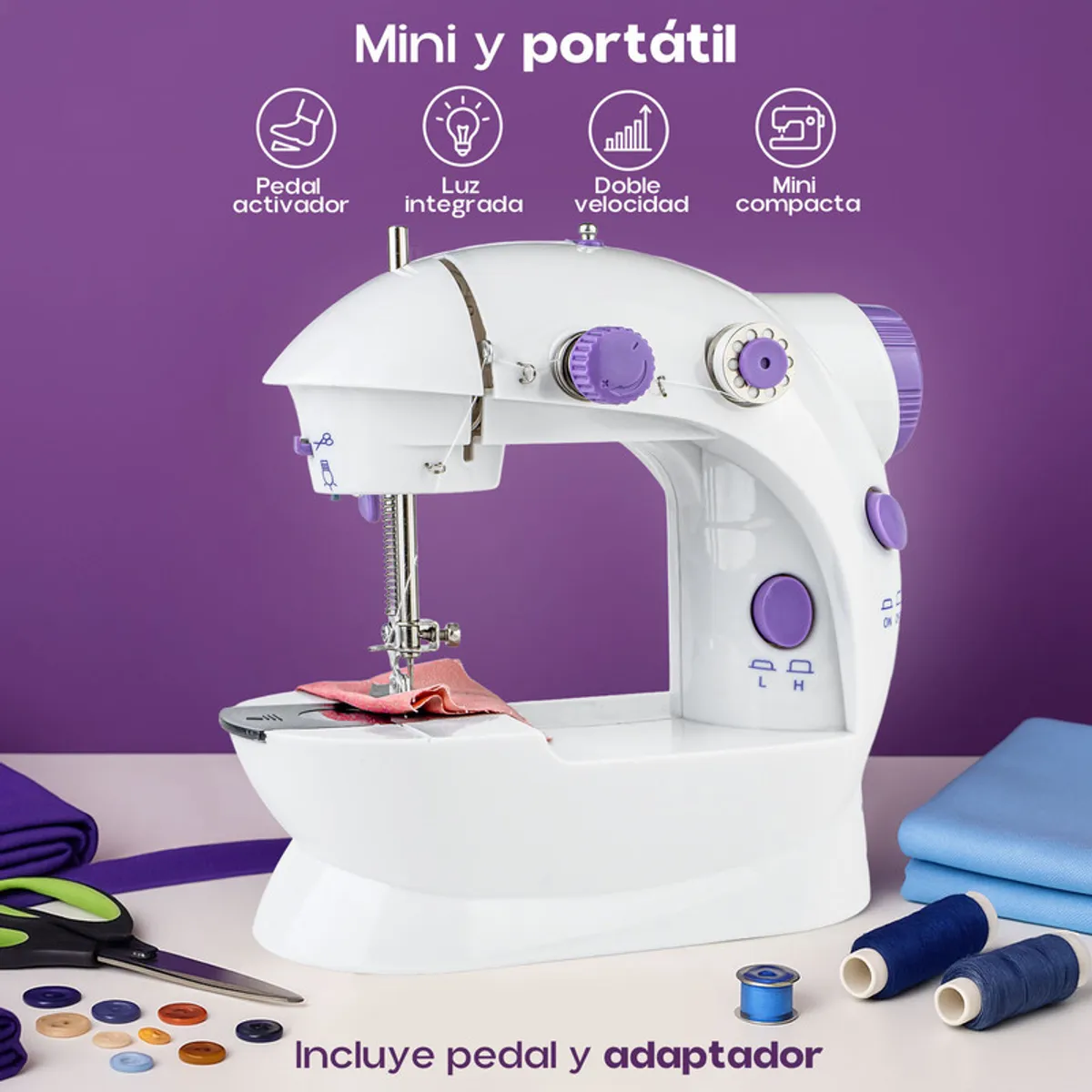 Maquina Pequeña de Coser Portatil